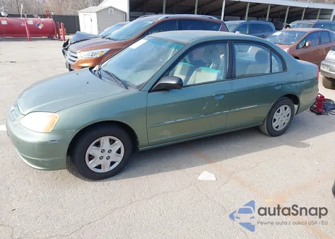 2003 Honda Civic Lx z USA, uszkodzony, nr VIN 1HGES16513L035501